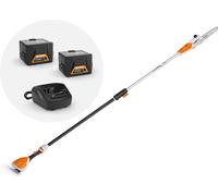 TONDEUSE A BOIS STIHL HTA 50, tronçonneuse à élaguer, STIHL HTA 50 avec 2x batterie AK20 et chargeur