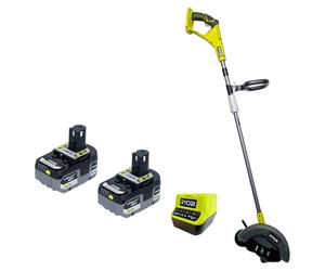 Tondeuse à bordures sans fil RYOBI RY18EGA-0 18 V 38 mm + 2 batteries 5,0 Ah + chargeur
