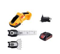 Tondeuse à gazon, 24V 2 en 1 taille-haie électrique 20000 tr/min Rechargeable sans fil haute puissance désherbage élagage cisaillement arbuste tondeuse outil de jardin(Yellow-1 Battery)