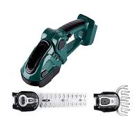 Tondeuse à gazon, 24V 2 en 1 taille-haie électrique 20000 tr/min Rechargeable sans fil haute puissance désherbage élagage cisaillement arbuste tondeuse outil de jardin(Green-NO Battery)