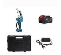 Tondeuse à gazon, 6 pouces 1200W Mini scie à élaguer électrique sans fil chaîne main brosse bois outil de coupe jardin(2)