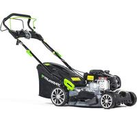 Tondeuse à gazon autoportée EQ2-500 - Tondeuse à gazon 4-en-1, autoportée, largeur de coupe de 46 cm, bac de ramassage de 50 litres, idéale pour les petites et moyennes surfaces de gazon - Tondeuse à