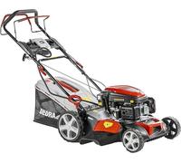 Tondeuse à gazon autoportée Garden, 2,9 kW, démarrage électrique, moteur Loncin 166 cm³, largeur de coupe de 46 cm, réglage central de la hauteur de coupe (25-75 mm), poignée pliable