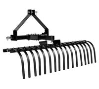 Tondeuse à gazon avec système de broyage - Largeur de coupe : 127 cm - 17 lames en acier - Acier Q235