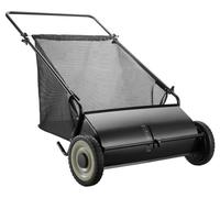 Tondeuse à gazon - Balai de jardin manuel - Coupe-bordures - Collecteur de feuilles - 198 litres - Hauteur réglable