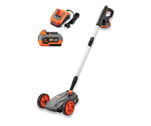 Tondeuse à gazon batterie manuelle FUXTEC FX-E1RMEH20SET - 20V 4Ah - 22 cm - 3 hauteurs - Jusqu’à 100 m²