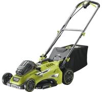 Tondeuse à Gazon Batterie RYOBI 36V MAXPOWER, Power Assist Brushless, Coupe 46 cm, Ramassage/Mulching, Batterie 5 Ah, Chargeur