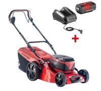 Tondeuse à gazon électrique AL-KO 4732 Li SP, incluant la batterie et le chargeur, largeur de coupe de 46 cm