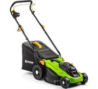 Tondeuse à Gazon Électrique Fieldmann FZR 2037-E, 1600W, Largeur de Coupe 380mm, Hauteur de Coupe 30-75mm, Bac 42L, 800 m²