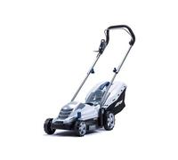 Tondeuse à Gazon Electrique GX4000 Moteur AC 1300W 3600rpm Diamètre Coupe 33cm Sac Collecteur 35L 5 Positions de Réglage