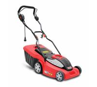 Tondeuse à gazon électrique HECHT 1638 R | Largeur de coupe 38 cm | 1700 W | Bac de ramassage 50 L | Réglage centralisé de la hauteur de coupe sur 5 positions