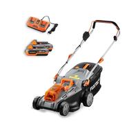 Tondeuse à gazon à batterie 40V FUXTEC FX-E2RM43 - Set avec 2 batteries 4Ah et double chargeur 2,4A
