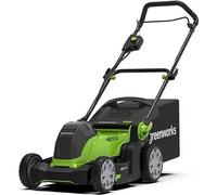 Greenworks 48V (24V x 2) Tondeuse à Gazon Sans Fil pour Pelouses Jusqu'à 440m², Largeur de Coupe 41 cm, Sac de 50L, SANS les Batteries et le Chargeur, Garantie 3 Ans, G24X2LM41