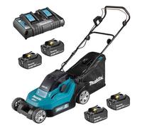 Tondeuse à gazon MAKITA DLM382PF4 38cm 2x18V (4 x 3,0 Ah)