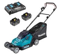 Tondeuse à gazon MAKITA DLM432PT2 (2x18V) 43cm (2x5Ah)