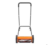 Tondeuse à Gazon Manuelle-Duoku-Largeur de Coupe 400 mm-5 Lames en Acier-Sans Moteur-Ajustable de 15 à 45 mm-Bac Récupération