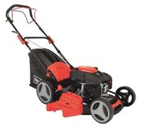 Tondeuse à gazon multifonction SCHEPPACH MS225-53BR, 4 en 1, largeur de coupe 53 cm, cylindrée 224 cm³, auto-propulsée, avec fonction mulching, bac de ramassage de 65 litres
