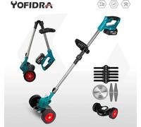 Tondeuse à gazon sans fil 3 en 1 : coupe, taille et sciage, 18 V