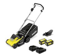 Kärcher Tondeuse à gazon sans fil LMO 4-18 Dual 36 V – 2 batteries 18V 5Ah – 37 cm – brushless