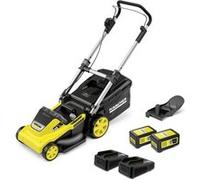 Tondeuse à gazon sans fil 36 V Karcher LMO 5-18 Dual avec 2 batteries 18V-5Ah- moteur brushless- autonomie 550 m²- coupe 41 cm