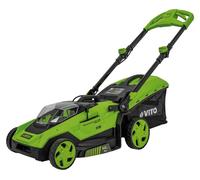 Tondeuse à gazon sans fil 40V Brushless Coupe 40cm Bac 40L Vendu Sans Batteries ni chargeur VITO