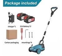 Bosch Tondeuse à gazon sans fil 700 W légère hauteur réglable 2 batteries + chargeur