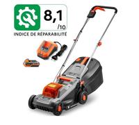 FUXTEC Tondeuse à gazon sans fil 20V FX-E1RM20ECO-SET