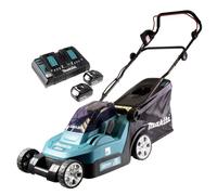 Tondeuse à gazon sans fil - Makita - DLM 382 - 36V - 38cm - Bac 40L - 2x Batterie 3,0Ah