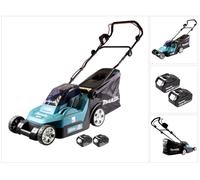 Tondeuse à gazon sans fil Makita DLM 432 M2 36 V (2x 18 V) 43 cm + 2 batteries 4,0 Ah - sans chargeur
