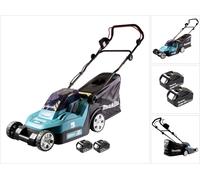 Tondeuse à gazon sans fil Makita DLM 432 T2 36 V (2x 18 V) 43 cm + 2 batteries 5,0 Ah - sans chargeur