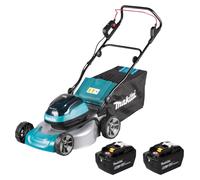 Tondeuse à gazon sans fil Makita DLM 466 Z 36 V (2 × 18 V) 46 cm sans balais + 2 batteries 9,0 Ah - sans chargeur