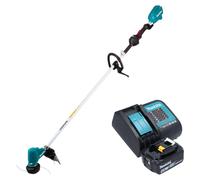 Tondeuse à gazon sans fil Makita DUR 190 LSMX9 18 V 300 mm sans balais + 1 batterie 4,0 Ah + chargeur