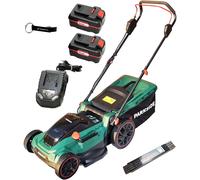 Tondeuse à gazon sans fil PARKSIDE® 40 V PARM 41-Li / avec 2 batteries (4 Ah) et un chargeur (2,4 A)
