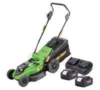 Tondeuse à gazon sans fil Procraft PLM23bb 40 V (2x 20 V) 430 mm sans balais + 2 batteries 8,0 Ah + chargeur