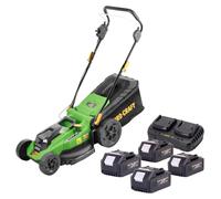 Tondeuse à gazon sans fil Procraft PLM23bb 40 V (2x 20 V) 430 mm sans balais + 4 batteries 4,0 Ah + chargeur