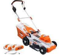 Tondeuse à gazon sans fil RURIS RXI3744e 2x20V Brushless - Coupe 37 cm, Hauteur 25-75 mm, 3-en-1, jusqu'à 650 m², 2 Batteries 4Ah
