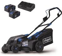 Tondeuse à Gazon sans Fil Scheppach BC-MP380-X, Coupe 38 cm, 20V IXES, Batterie et Chargeur Inclus, Set XL2