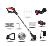 Tondeuse à gazon, Tondeuse à gazon électrique sans fil 2000W tondeuse Portable débroussailleuse réglable désherbeur outil d'élagage Machine de jardinage(TYPE F)