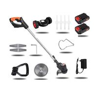 Tondeuse à gazon, Tondeuse à gazon électrique sans fil 2000W tondeuse Portable débroussailleuse réglable désherbeur outil d'élagage Machine de jardinage(TYPE A)