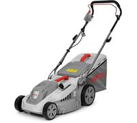 Tondeuse électrique 1600W 2en1 Tonte & Ramassage Pelouse Largeur de coupe 38cm, 5 Hauteurs de coupe, Tondeuse gazon Bac 42L IKRA