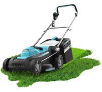 Tondeuse électrique filaire, 1500 W, largeur de coupe de 36 cm, 3 fonctions (tonte, mulching, ramassage), réglage de la hauteur de coupe Z-Tech