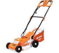 RURIS RXE1400 Tondeuse Électrique 1400W 340 mm 6 Hauteurs Bac 35 L | Peigne redresseur d'herbe pour une coupe nette, même sur l'herbe couchée.
