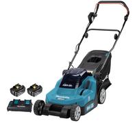 Makita Tondeuse à gazon sans fil LTX 36V DLM382PM2 38 cm 40 L 2x4,0 Ah Chargeur double rapide