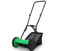 Tondeuse manuelle à cylindre GT4311GN, largeur de coupe de 30 cm, bac de ramassage de 18,5 litres, couleur verte