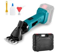 Tondeuse pour Moutons, Tondeuse Électrique 2400RPM Compatible avec Makita 18V, Tondeuseà 6 Vitesses avec 2 Lames, TondeuseÉlectrique pour Moutons et Chèvres (SANS Batterie)