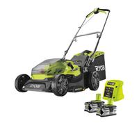 RYOBI - Tondeuse 18 Volts ONE+™ Brushless Ø 37 cm - 2 batteries 4,0Ah - RY18LM37A-240