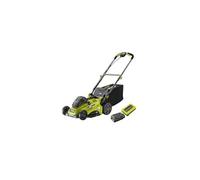 Tondeuse poussée 36V coupe 40 cm ramassage et mulching 1 batterie lithium 5 0