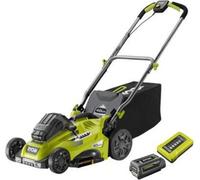 Tondeuse Poussée RYOBI 36V, Coupe 40 cm, Batterie 5.0Ah, Mulching, RLM36X41H50G