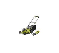 Tondeuse poussée RYOBI 36V RLM36X41H50G - Largeur de Coupe 40cm, Batterie 5,0Ah Incluse, bac de 45L, réglage de Hauteur de Coupe 20-70mm, idéal pour pelouses jusqu'à 550m².