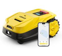 Tondeuse robot - M200 - Sans fil, sans câble périphérique - RTK + IA Vision - Surface de pelouse de 800 à 1 500 m² - Pente de 45 % -via application - Jaune
